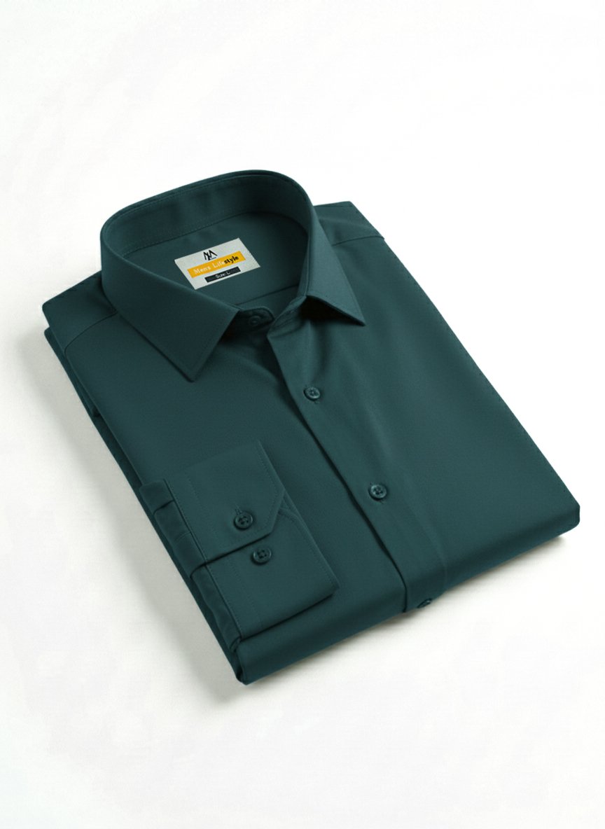 MST Solid Sea Green Shirt - Image 2