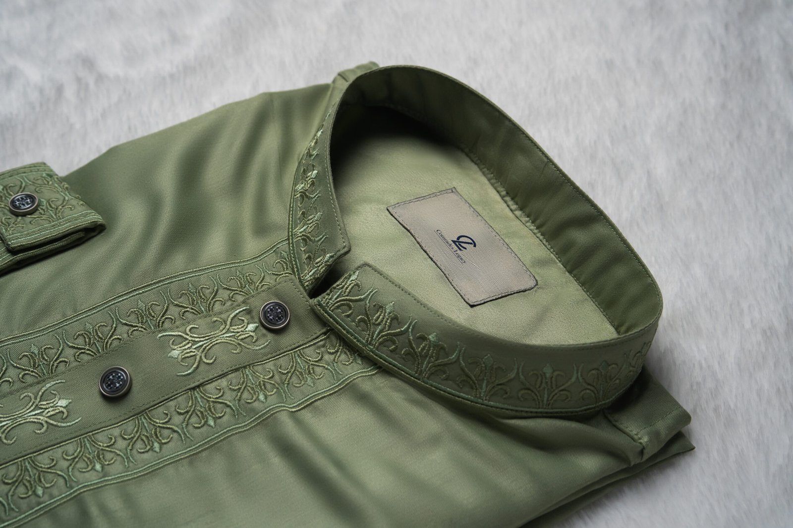 Mughal Embroidery Ocean Green