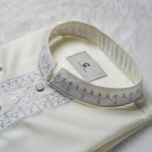 Mughal Embroidery Cream